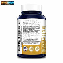 將圖片載入圖庫檢視器 Nattokinase 4000 FU 200 Veggie Capsules (Non-GMO &amp; Gluten Free) Supports Cardiov
