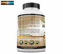 Load image into Gallery viewer, Organic Ashwagandha 2,100 mg - 100 Vegan Capsules Pure Organic Ashwagandha Powde
