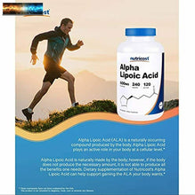 Load image into Gallery viewer, Nutricost Alpha Lipoic Acid 600mg Per Serving, 240 Capsules - Gluten Free, Veget
