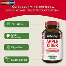 Load image into Gallery viewer, Potent Apple Cider Vinegar Capsules – ACV Pills Nutritional Supplements for Di
