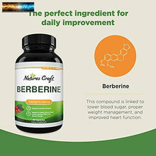 將圖片載入圖庫檢視器 Berberine 1000mg Supplement - Berberine HCL Active PK Metabolism Booster for Hea
