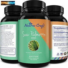 Load image into Gallery viewer, Natures Craft&#39;s Saw Palmetto Extract Berry Hair Loss Supplement for Hair Growth
