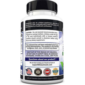 BioSchwartz Sambucus Elderberry Zinc Vitamin C Powerful Antioxidant 60 Veg Caps