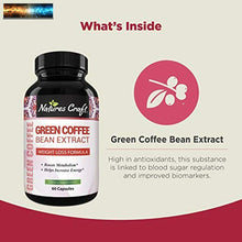 將圖片載入圖庫檢視器 Pure Green Coffee Bean Extract - Green Coffee Extract Caffeine Pills 50% Chlorog
