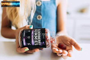 Sambucus Elderberry Gummies for Kids & Adults (60 Count | 100mg) w/ Coconut Oil,