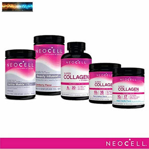 NeoCell Super Collagen Powder, French Vanilla 7oz, Non-GMO, Grass Fed, Paleo Fri