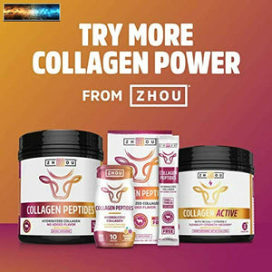 ZHOU Nutrition Collagen Peptides Gummies | Healthy Hair, Skin & Nails | Vitamin