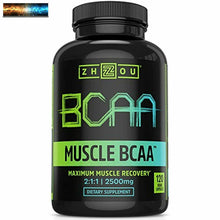 Load image into Gallery viewer, Zhou Muscle BCAA | Branched Chain Amino Acids | Build Muscle, Improve Recovery,
