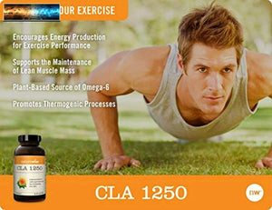 NatureWise CLA 1250 Natural Weight Loss Exercise Enhancement (2 Month Supply), I