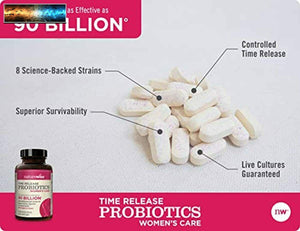 NatureWise Probiotics for Women | Time-Release Probiotic Supplement Comparable t