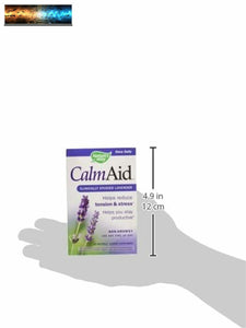 Nature's Way CalmAid, Non-drowsy clinically Studied Lavender, Easy-to-Swallow, G