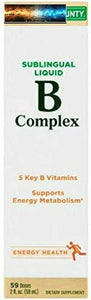 Nature's Bounty Vitamin B Complex sublingual Liquid, 2 Oz (Pack of 2)