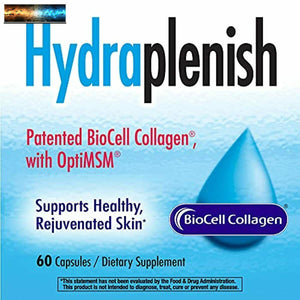 Nature’s Way Hydraplenish, with Patented BioCell Collagen, OptiMSM, Supports S