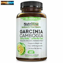 Load image into Gallery viewer, Garcinia Cambogia 3000 MG Supplement - 60 Capsules
