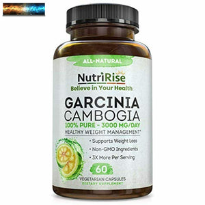 Garcinia Cambogia 3000 MG Supplement - 60 Capsules