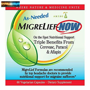 MigreLief-Now - Fast Acting Formula, As Needed Nutritional Support for Migraine