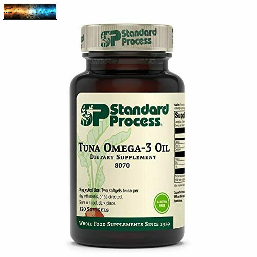 Standard Process Tuna Omega-3 Oil EPA and DHA - Whole Emotional Support, Brain