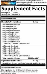 Garden of Life Probiotics for Men and Adults Dr. Formulated Once 50 Billion CFU