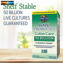 將圖片載入圖庫檢視器 Garden of Life RAW Probiotics Colon Care Shelf Stable - 50 Billion CFU Guarantee
