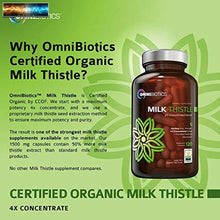 將圖片載入圖庫檢視器 Organic Milk Thistle Capsules, 1500mg 4X Concentrated Extract with Silymarin is
