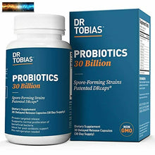 Load image into Gallery viewer, Dr. Tobias Probiotics 30 Billion, 10 Probiotic Strains, Targeted Release 30 Caps
