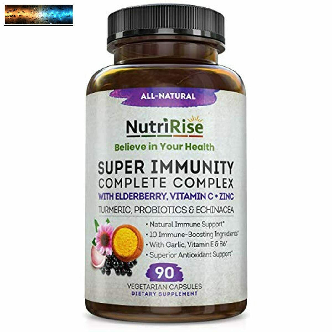 Immunity Complex Immune Support Supplement - 10 Super-Concentrated Ingredients: