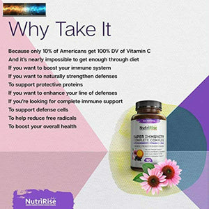 Immunity Complex Immune Support Supplement - 10 Super-Concentrated Ingredients: