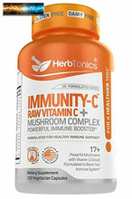 Load image into Gallery viewer, Immunity-C Immune Support Booster Supplement with Vitamin C and Mushrooms - Lion

