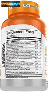 Immunity-C Immune Support Booster Supplement with Vitamin C and Mushrooms - Lion