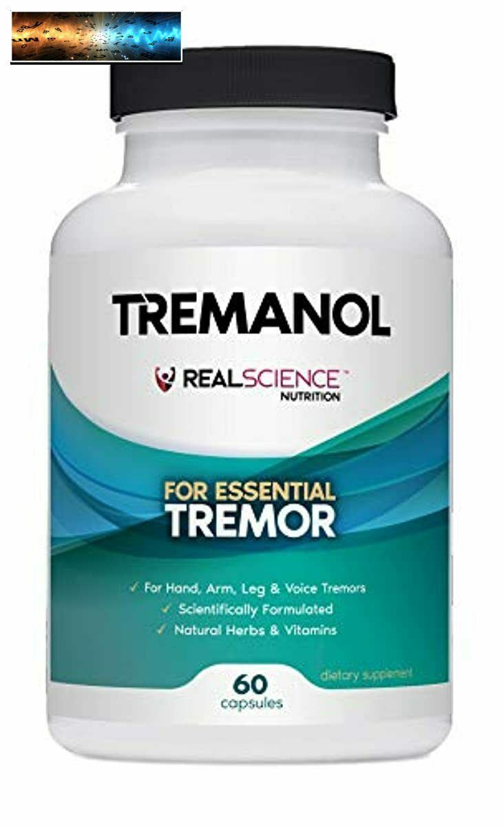 Tremanol – All Natural Essential Tremor Herbal Supplement - May Provide Long-T