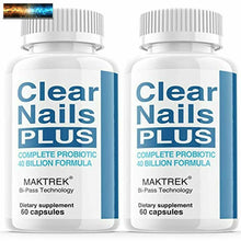Load image into Gallery viewer, (2 Pack) Clear Nails Plus Antifungal Probiotic Pills, Fungus Treatment, Clear Na
