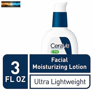 CeraVe PM Facial Moisturizing Lotion | Night Cream with Hyaluronic Acid and Niac