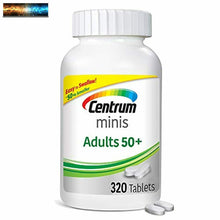 Cargar imagen en el visor de la galería, Centrum Minis Adult 50+ (320 Count) Multivitamin/Multimineral Supplement Tablets
