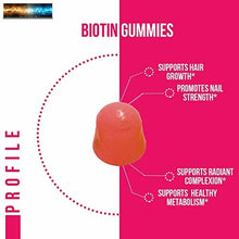 Cargar imagen en el visor de la galería, Havasu Nutrition High Potency Biotin Gummies - Natural Hair, Skin, Nail &amp; Metabo
