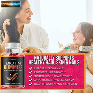 Havasu Nutrition High Potency Biotin Gummies - Natural Hair, Skin, Nail & Metabo