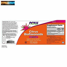 Charger l&#39;image dans la galerie, NOW Supplements, Citrus Bioflavonoids 700mg, Supports Immune System*, Cell Defen
