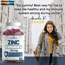 Charger l&#39;image dans la galerie, Zink Gummies - 2 Pack - Hohe Potenz Immune Booster Zink Ergänzung, Immune Defe
