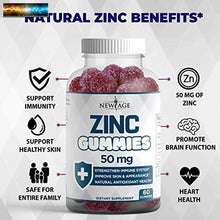 Charger l&#39;image dans la galerie, Zink Gummies - 2 Pack - Hohe Potenz Immune Booster Zink Ergänzung, Immune Defe
