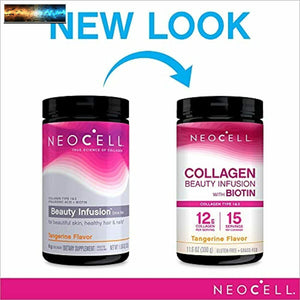 NeoCell Beauty Infusion Kollagen Ergänzung Getränk Mix Pulver, 6,000mg T