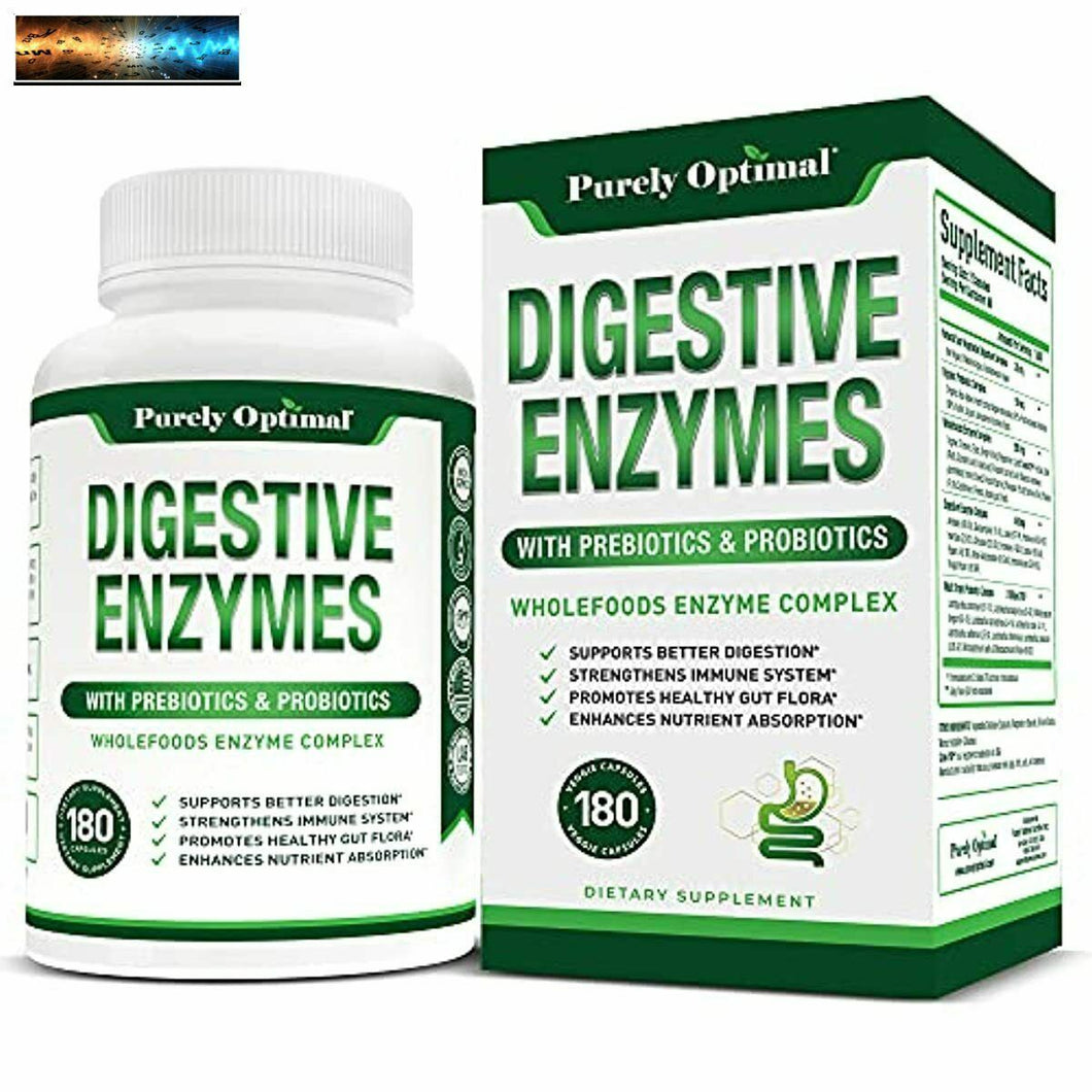 Premium Digestif Enzymes Plus Prébiotiques & Probiotiques - Souple