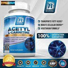 將圖片載入圖庫檢視器 BRI Nutrition ACETIL L-CARNITINA - Naturale Integratore per Aiutare Boost
