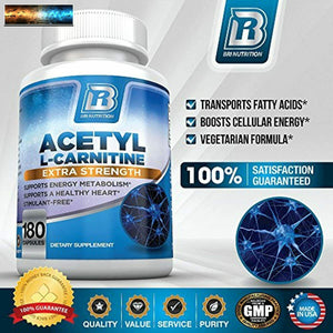 BRI Nutrition ACETIL L-CARNITINA - Naturale Integratore per Aiutare Boost