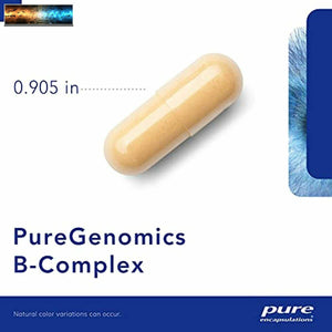 Pure Encapsulations Puregenomics B-Complex Large Spectre B Vitamine Support Fo