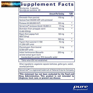Pure Encapsulations Systémique Enzyme Complexe Supplément Favoriser Muscle, Join