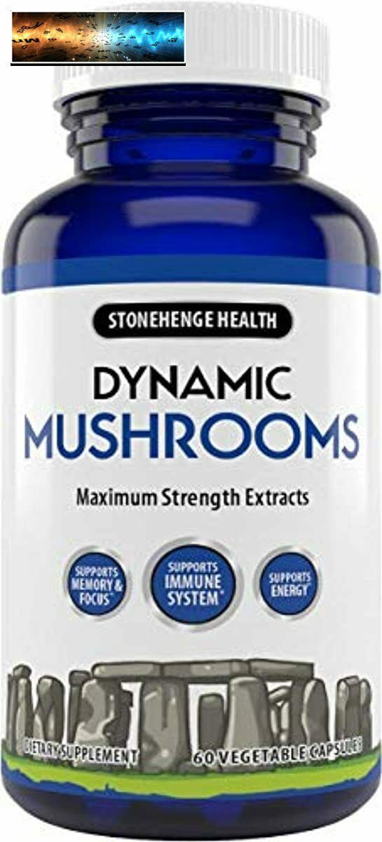 Stonehenge Health Dynamic Funghi - 100% Fruiting Parti & Estratti - Leone ’ S