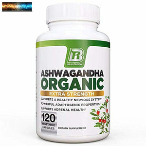 BRI Nutrition Biologico Ashwagandha - Supporti Sano Umore,Energia Livelli &