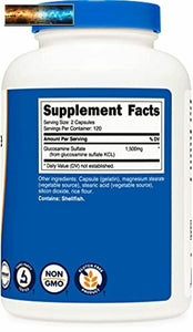 Nutricost Glucosamine Sulfate 750mg, 240 Capsules (1500mg par Portion)