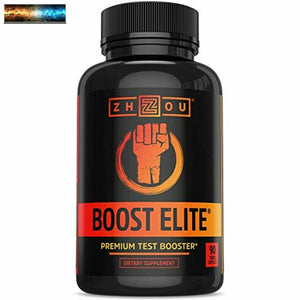 Zhou BOOST ELITE Test Booster Formulated to Increase T-Levels & Energy 30 Se