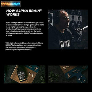 ONNIT Alpha Gehirn (90ct) - Premium Nootropic Ergänzung - Fokus , Concentra