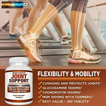 將圖片載入圖庫檢視器 Glucosamine Chondroïtine Curcuma Msm Boswellia - Joint Support Supplément pour
